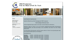 Desktop Screenshot of hals-nasen-ohren.net